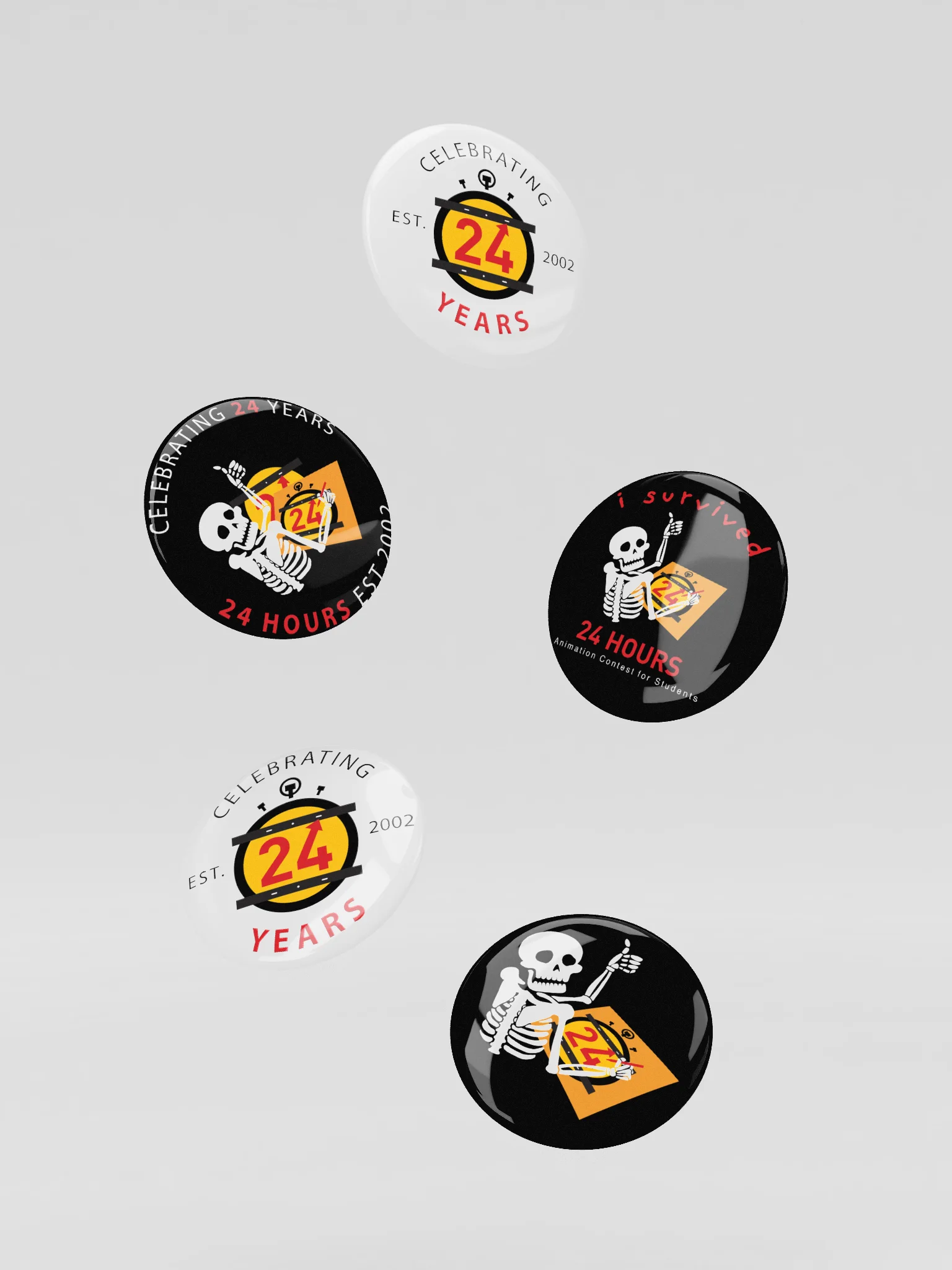 Celebrating 24 Years! Button Pins product image (5)