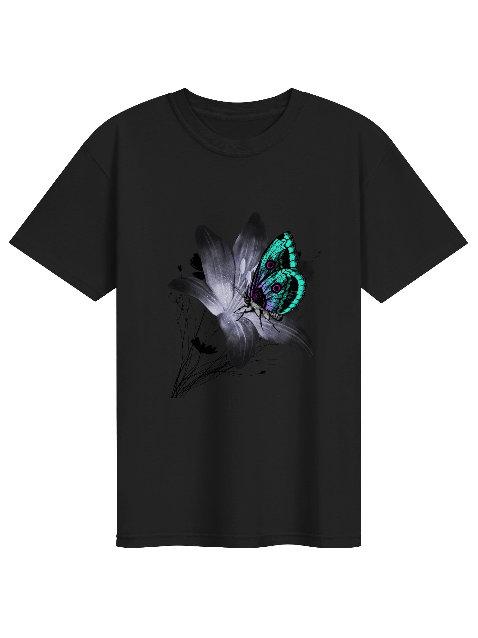 Neon Butterfly Bloom Tee product image (2)