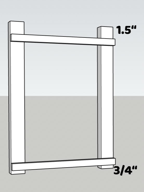 [Build Plans] Two 2x4s Horizontal Plant Stand product image (2)