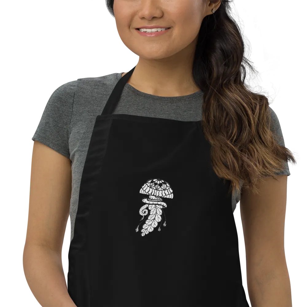 Whimsical Jellyfish Embroidered Apron product image (11)