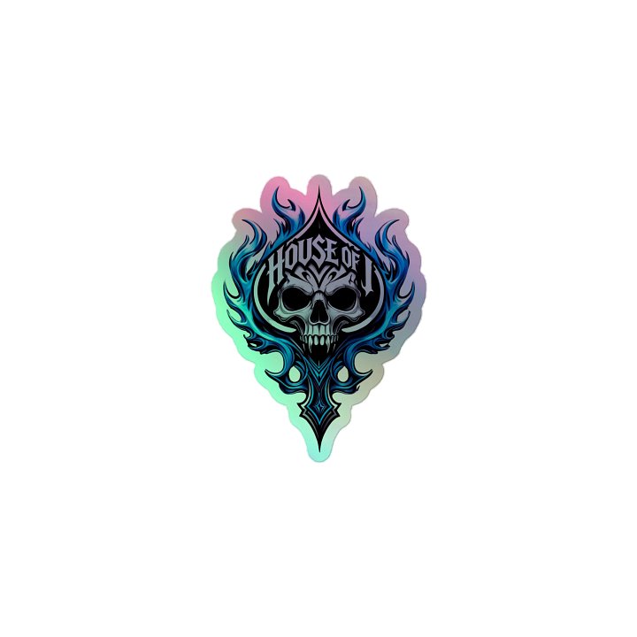 House of J Logo Holographic Sticker product image (1)