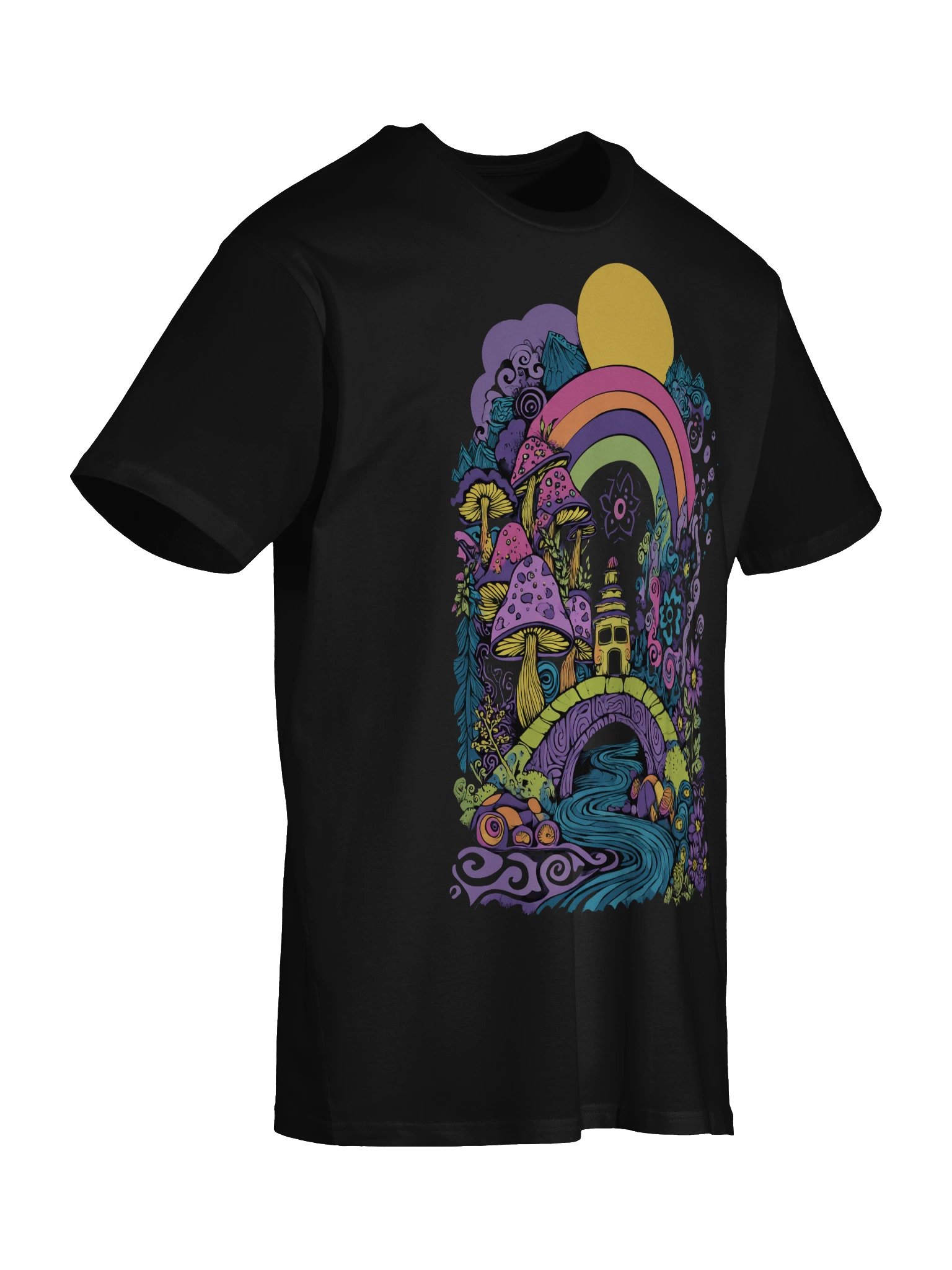 Psychedelic Roadtrip Rainbow Tee product image (23)