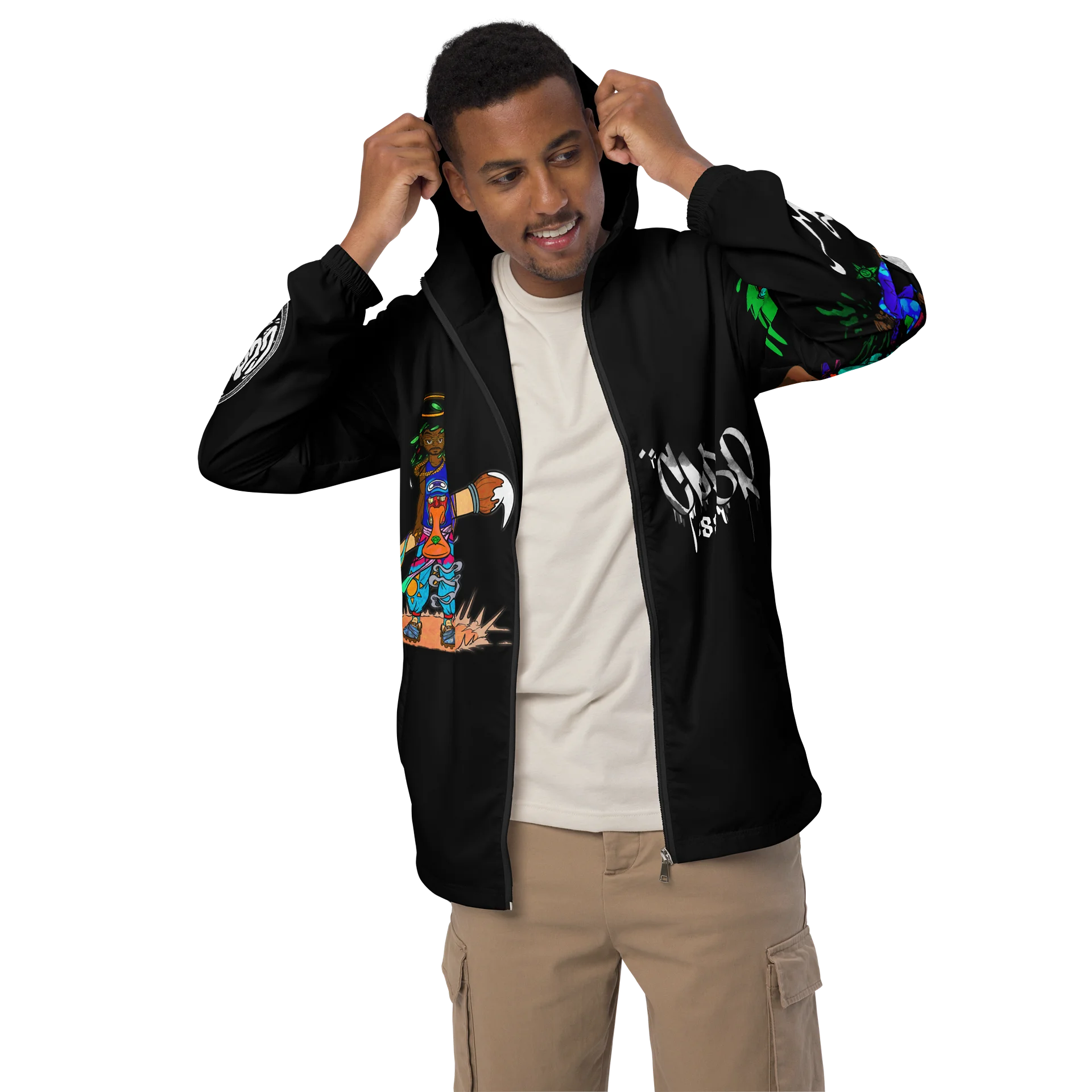 MEMBER EXCLUSIVE: "EREMITION" - Hooded Windbreaker product image (3)
