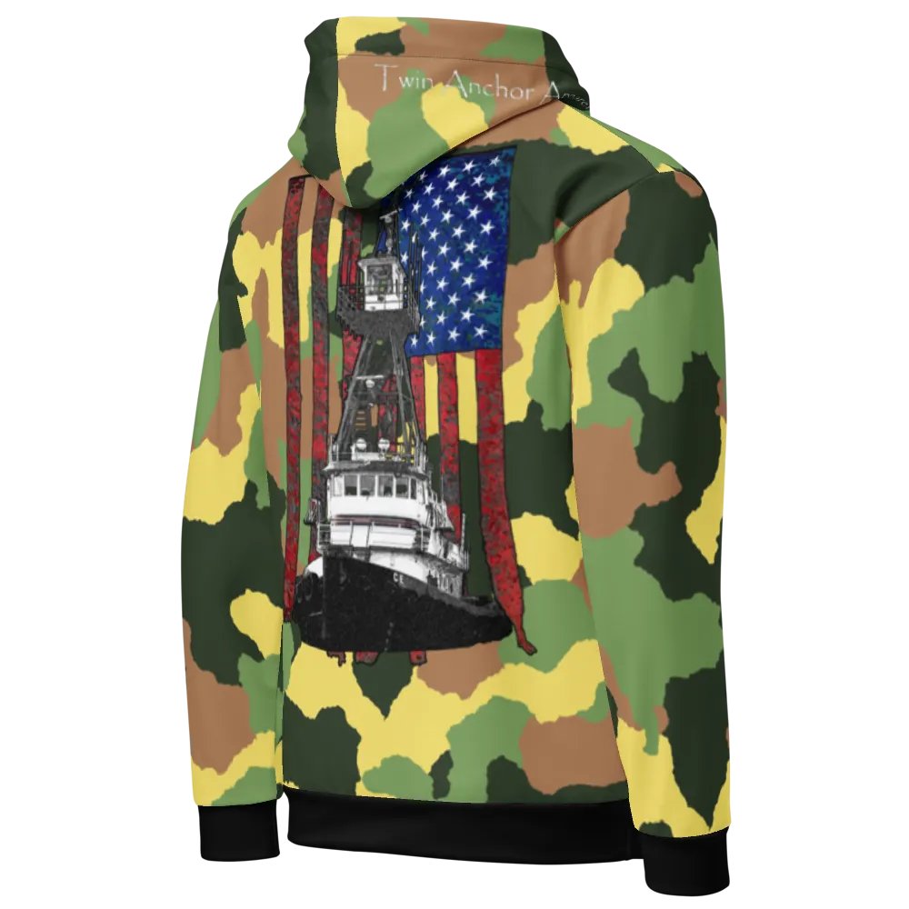 AF & Tug CE (Green Camouflage) – Performance Marine Wear | Twin Anchor Apparel North Current Line product image (10)