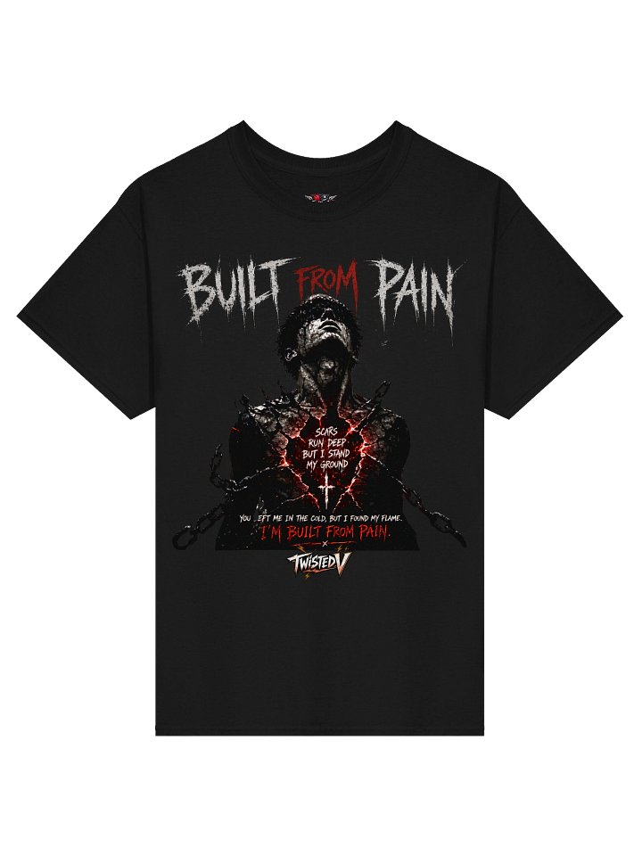 Built from Pain - Twisted V T-shirt product image (1)