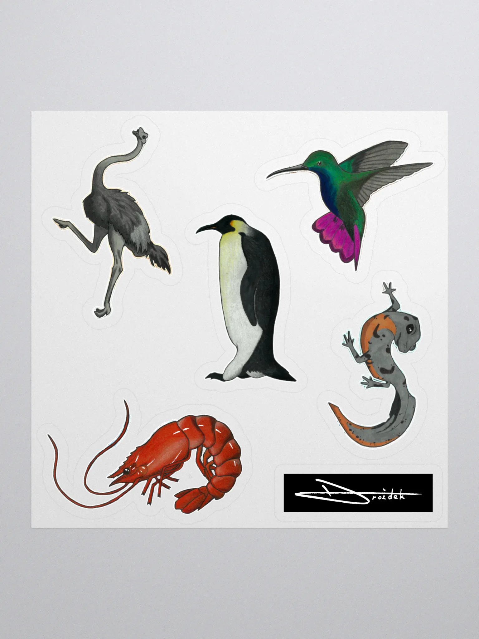 Wild Creatures Vol. 1 - Hand Drawn Stickers product image (1)