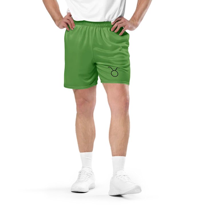 Taurus Symbol All-Over Print Mesh Shorts product image (1)