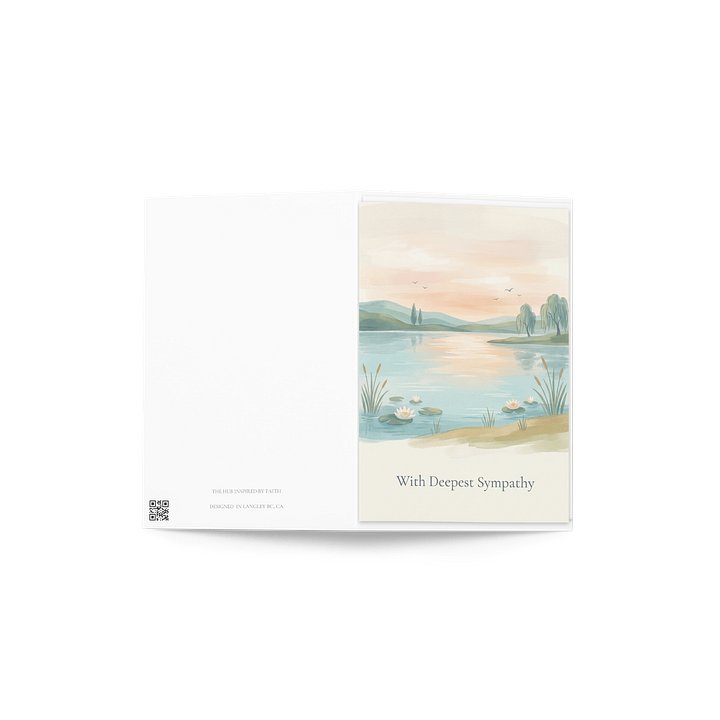 Sunset Sympathy card product image (4)