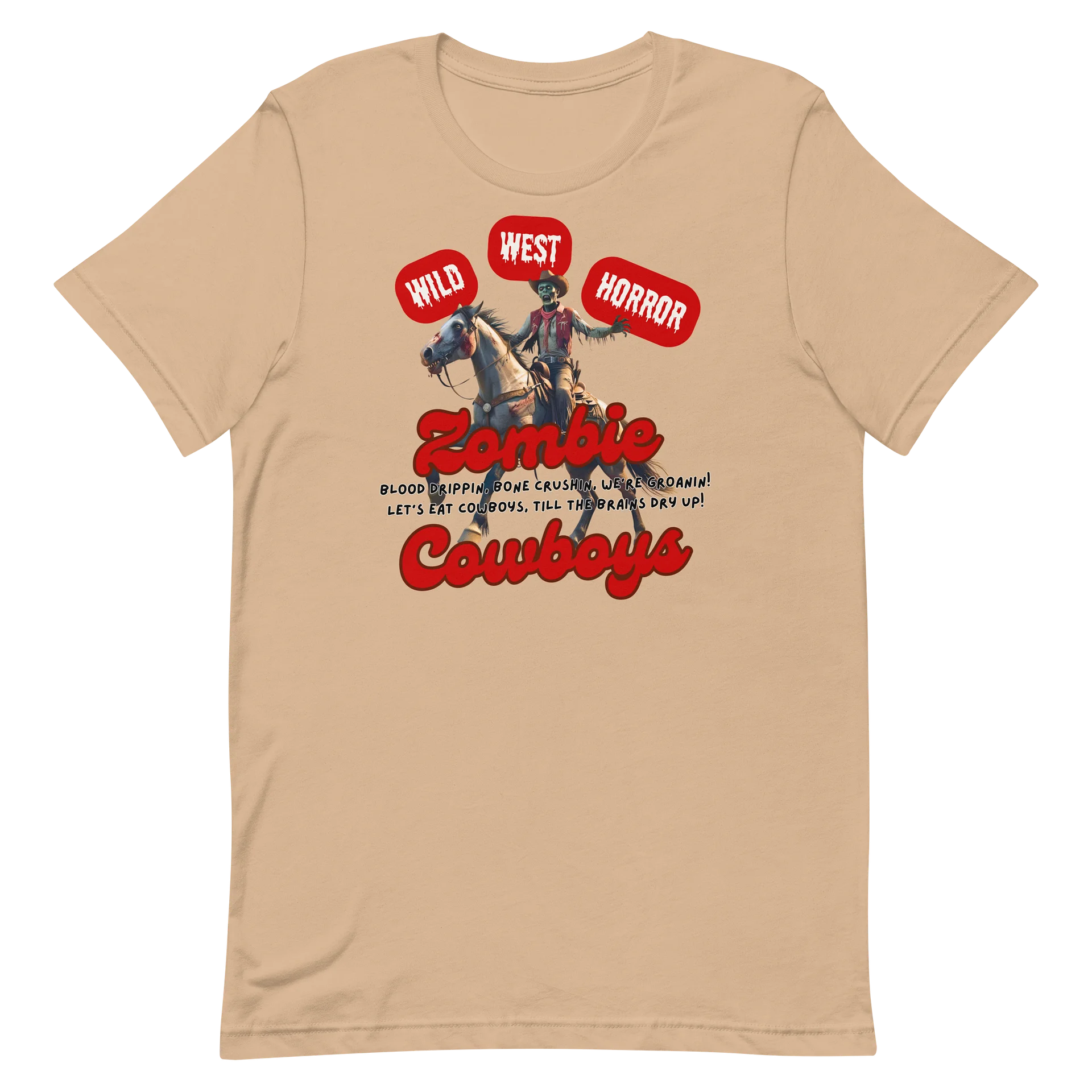 Zombie Cowboys Horror Western Tee product image (2)