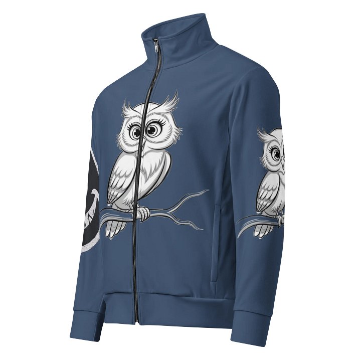 Whimsical Owl Perch Track Jacket product image (1)