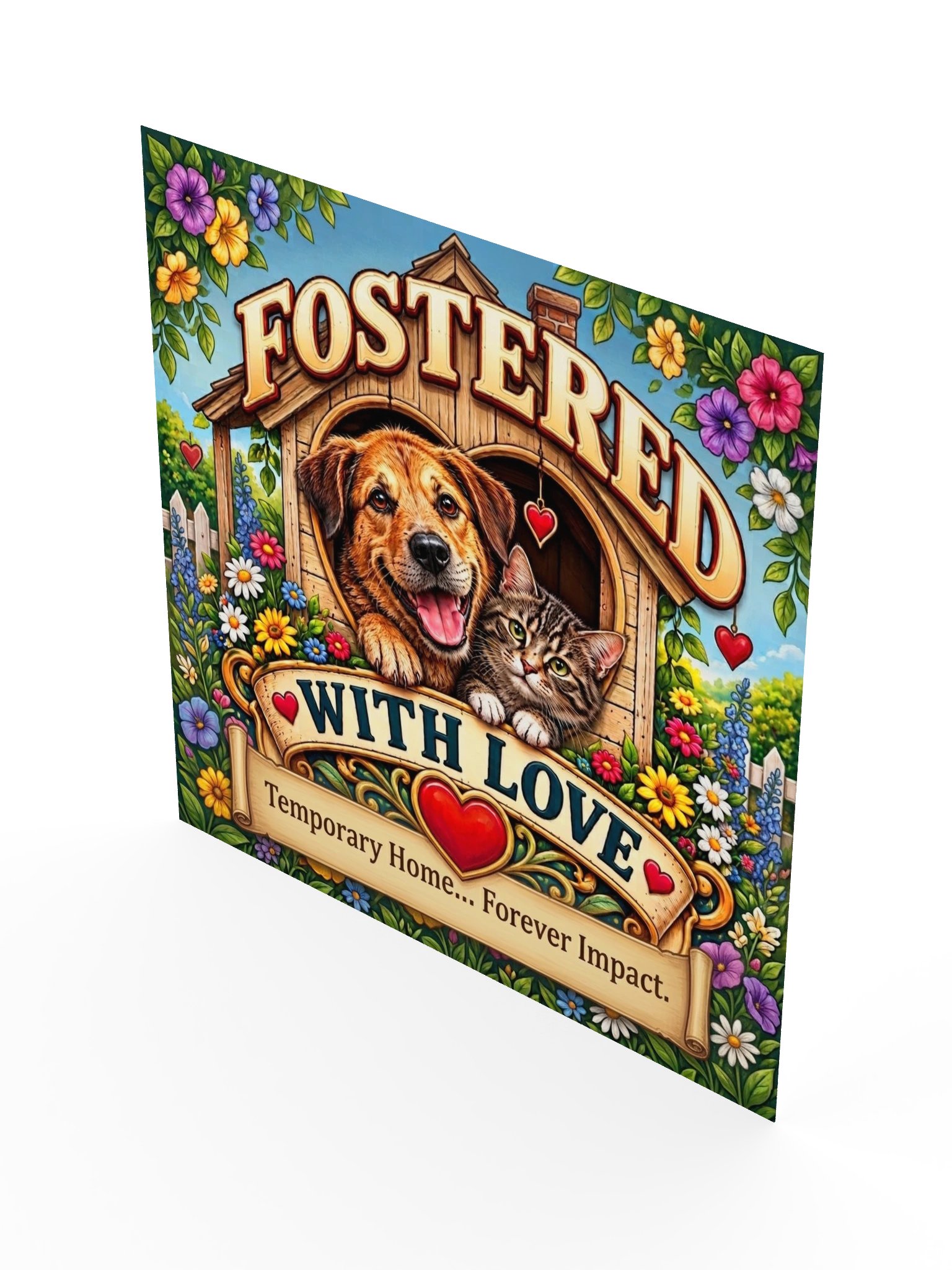 Fostered With Love Pet Poster product image (3)