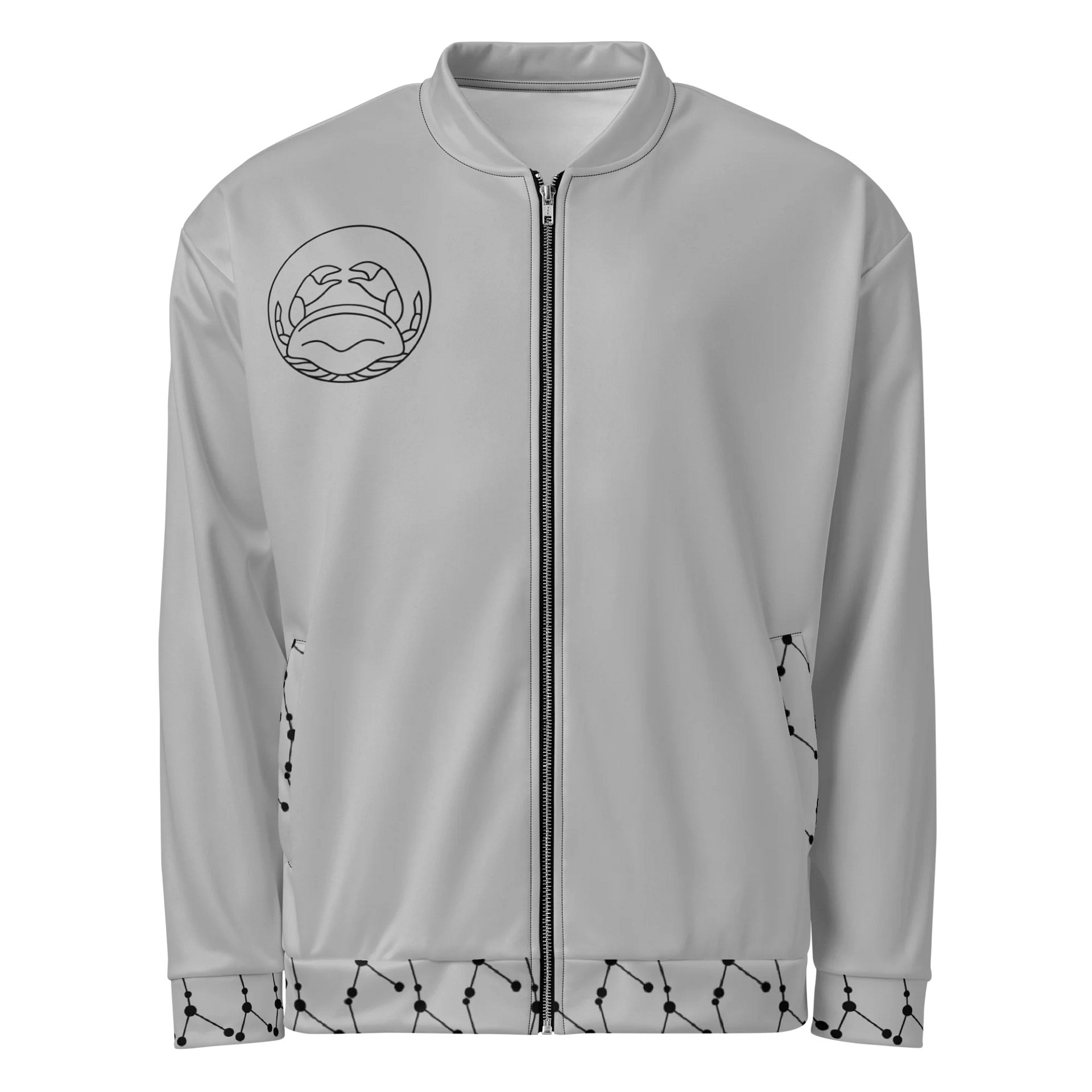 Symmetrical Crab All-Over Bomber Jacket product image (1)