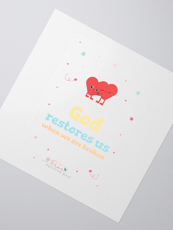 Restored Love Kiss Cut Stickers product image (2)