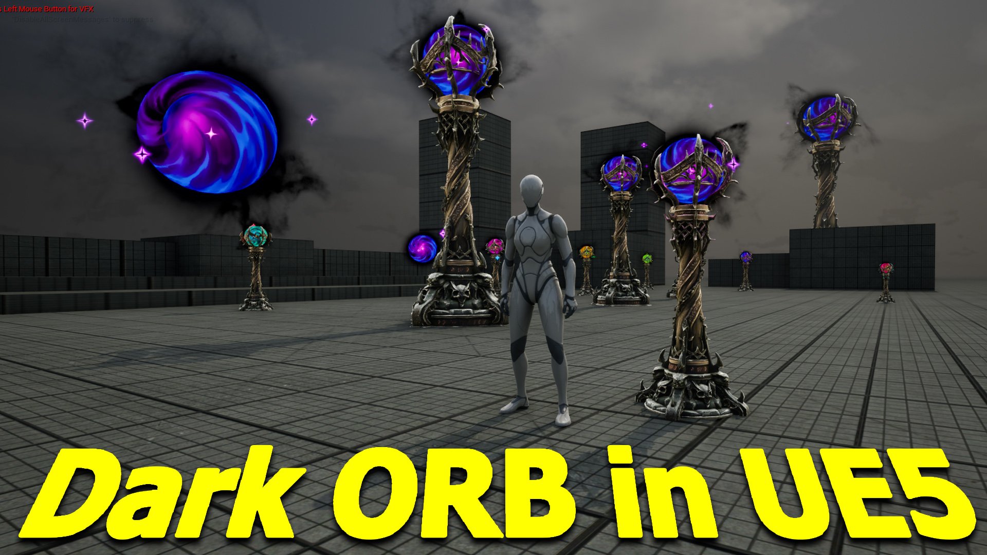 Dark ORB in Unreal Engine 5 Niagara product image (1)