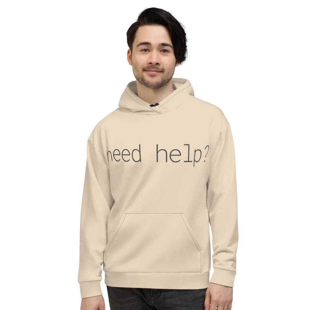 need help? RTFM! hoodie (champagne mode) product image (5)