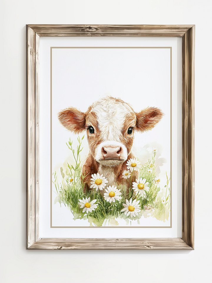 Farmhouse Cow in the Daisies product image (1)