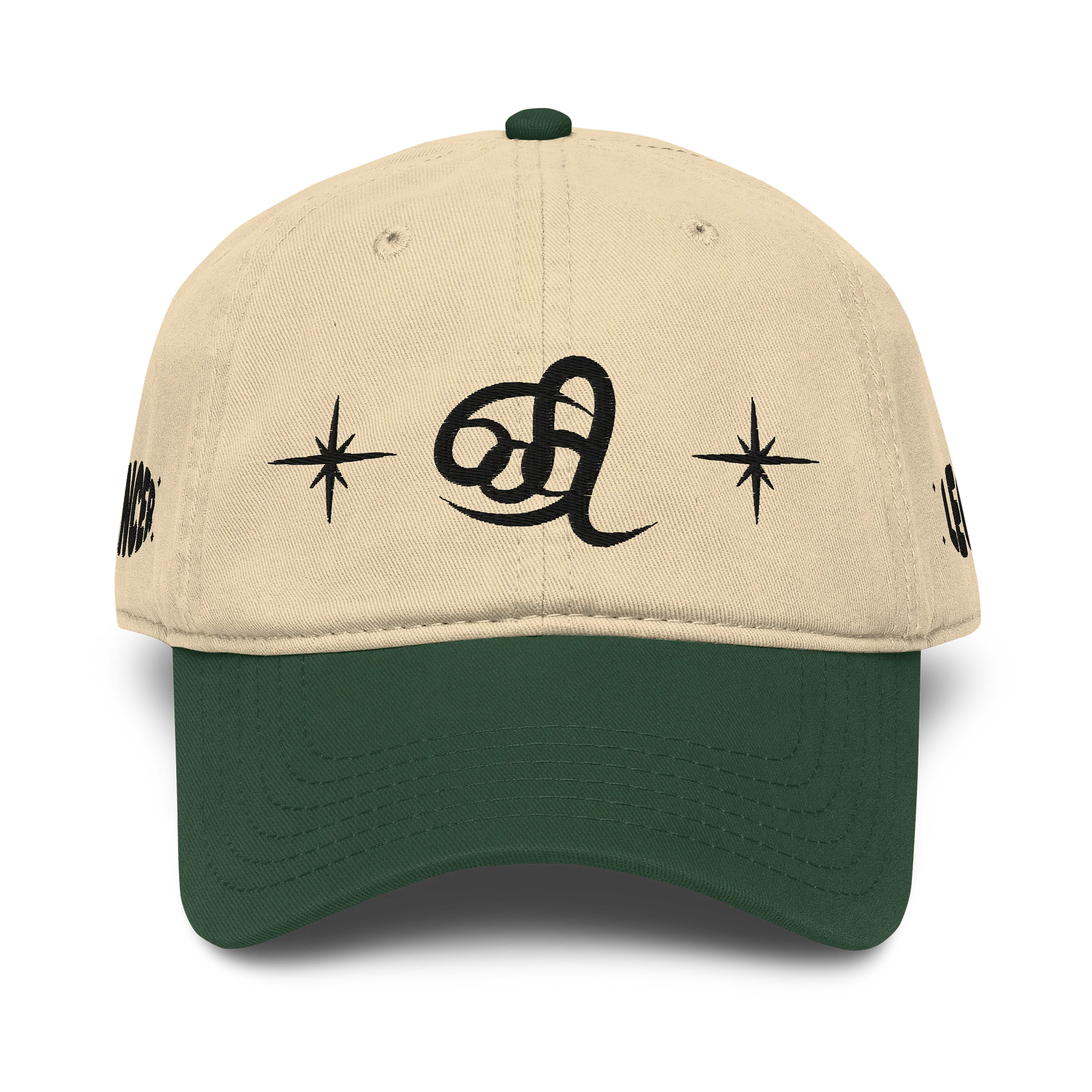 cancer-leo cusp dad hat (black) product image (1)