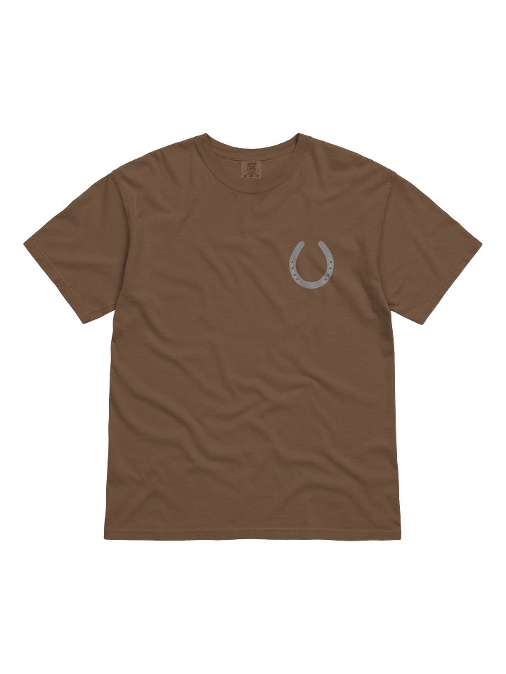 Heavyweight Horseshoe T-Shirt (Silver) product image (2)
