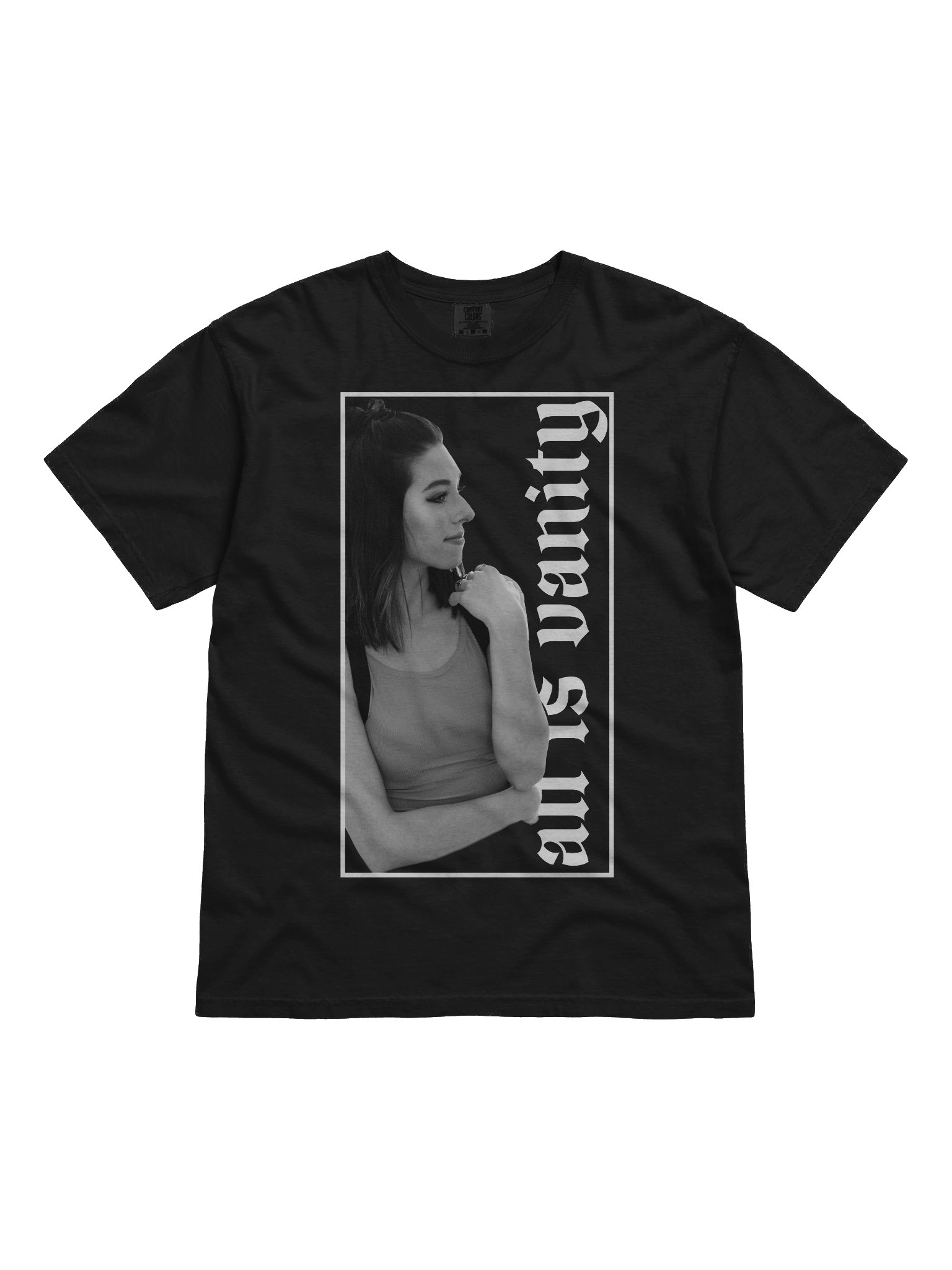 All Is Vanity Side Profile Tee product image (1)