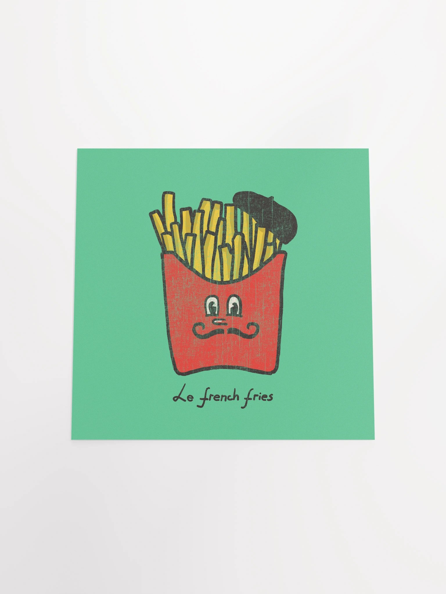 Le french fries graphic art print product image (16)