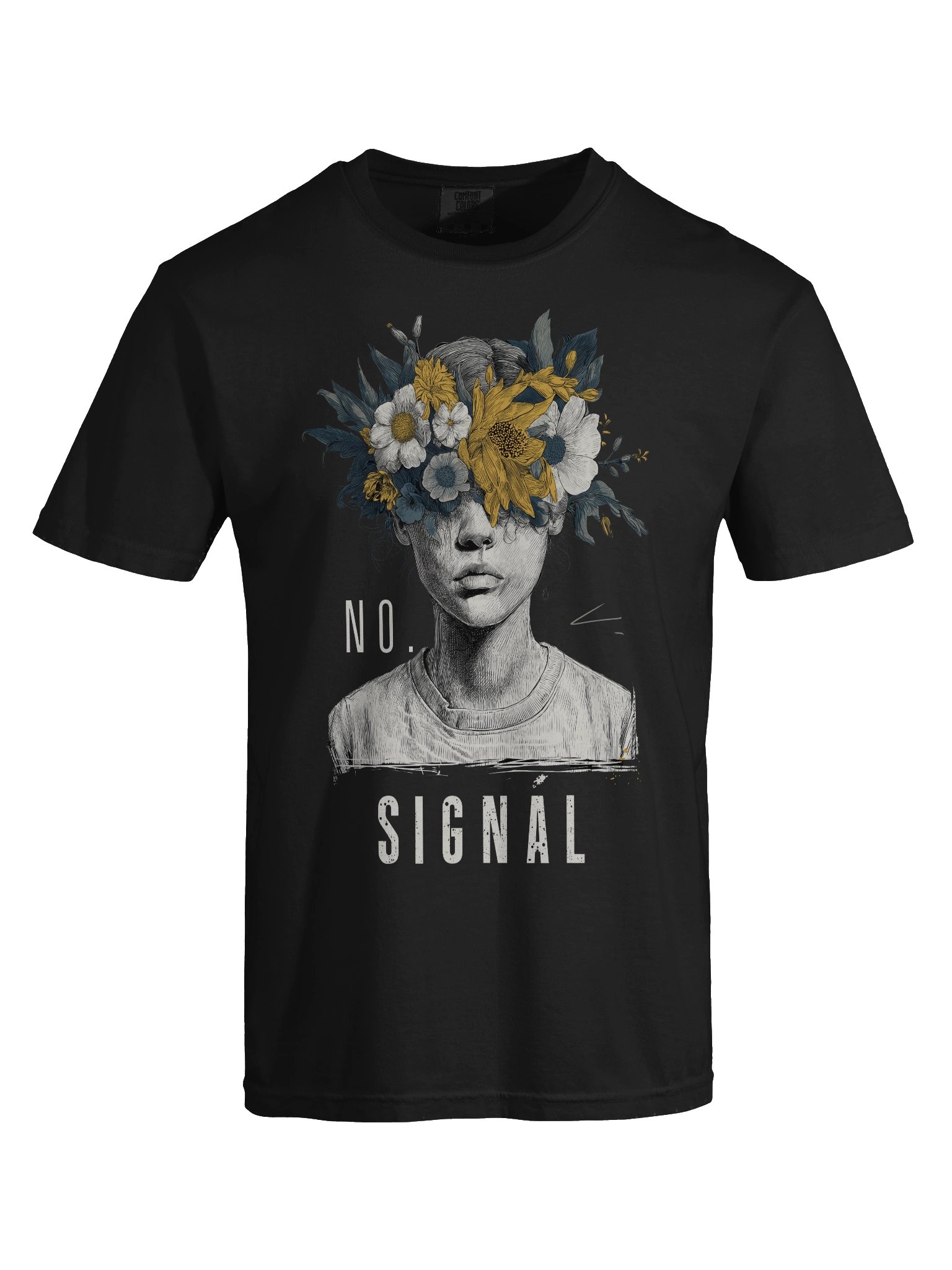 No Signal – Floral Surrealism Tee product image (34)