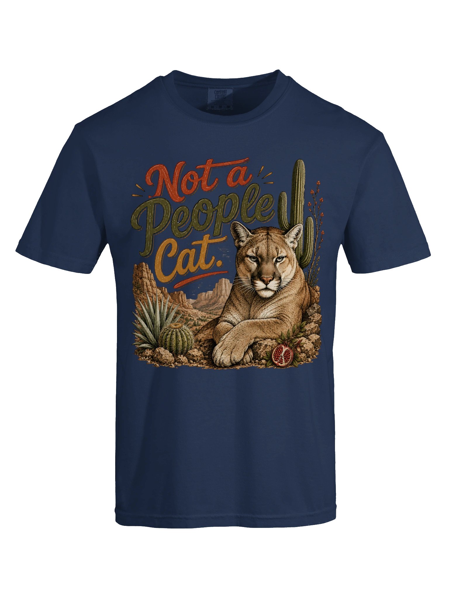 Not a People Cat Desert Tee product image (46)