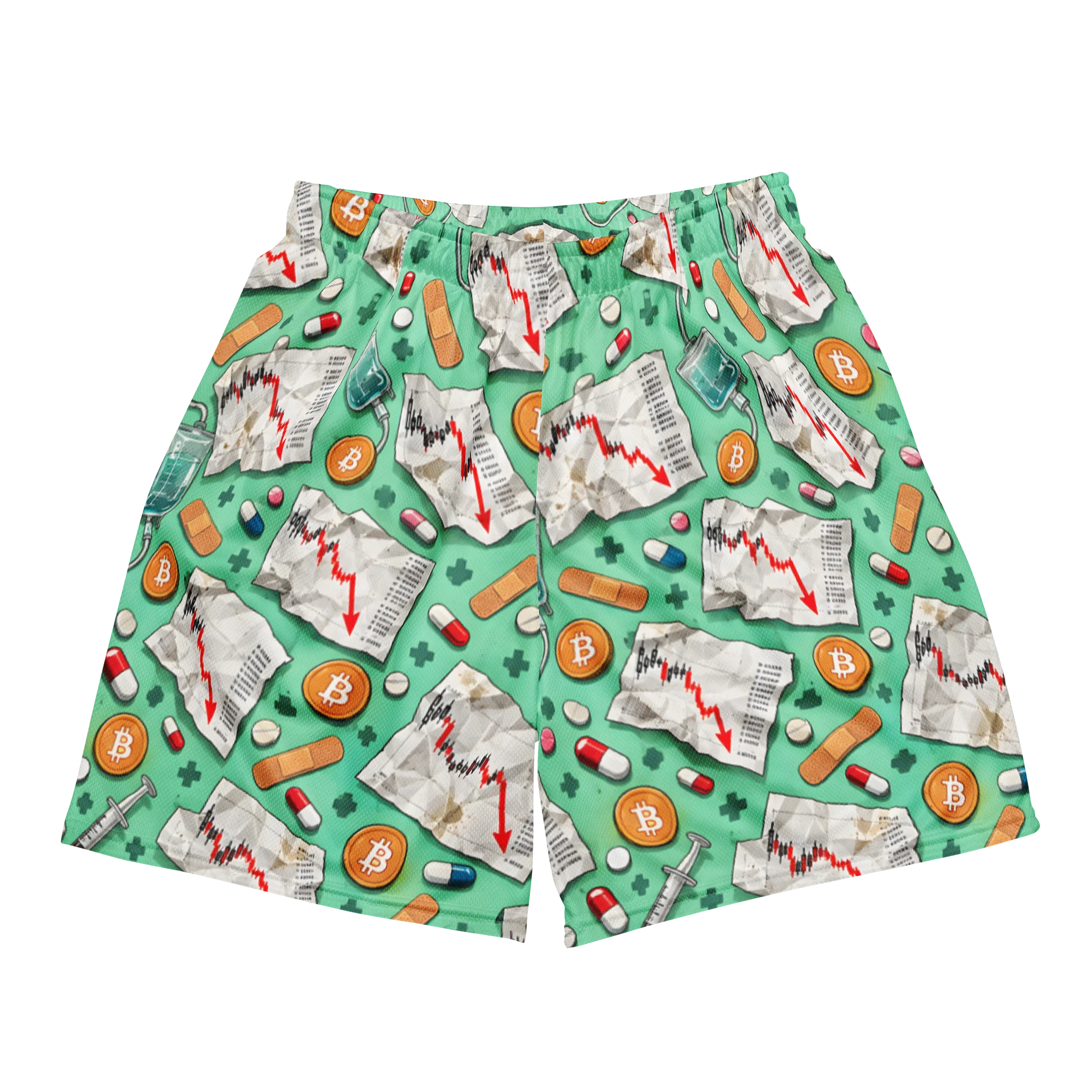 Market Signals Mesh Shorts — Paper Hands Costume Set product image (2)