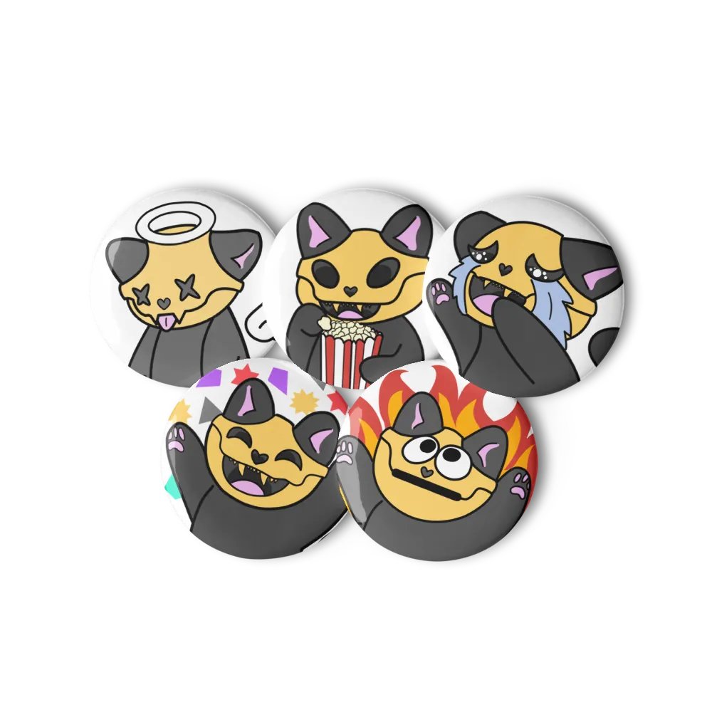 Classic Emote Pin Set product image (6)