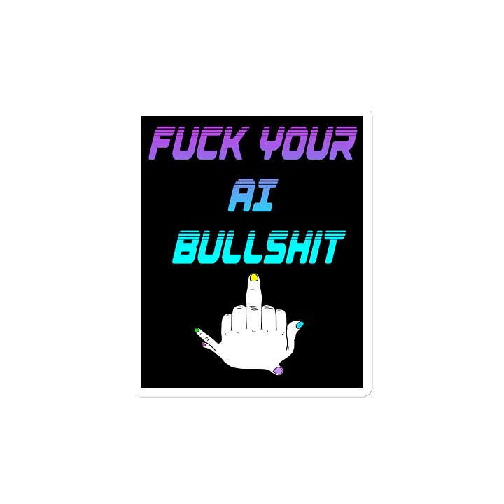 AI Bullshit Magnet product image (2)