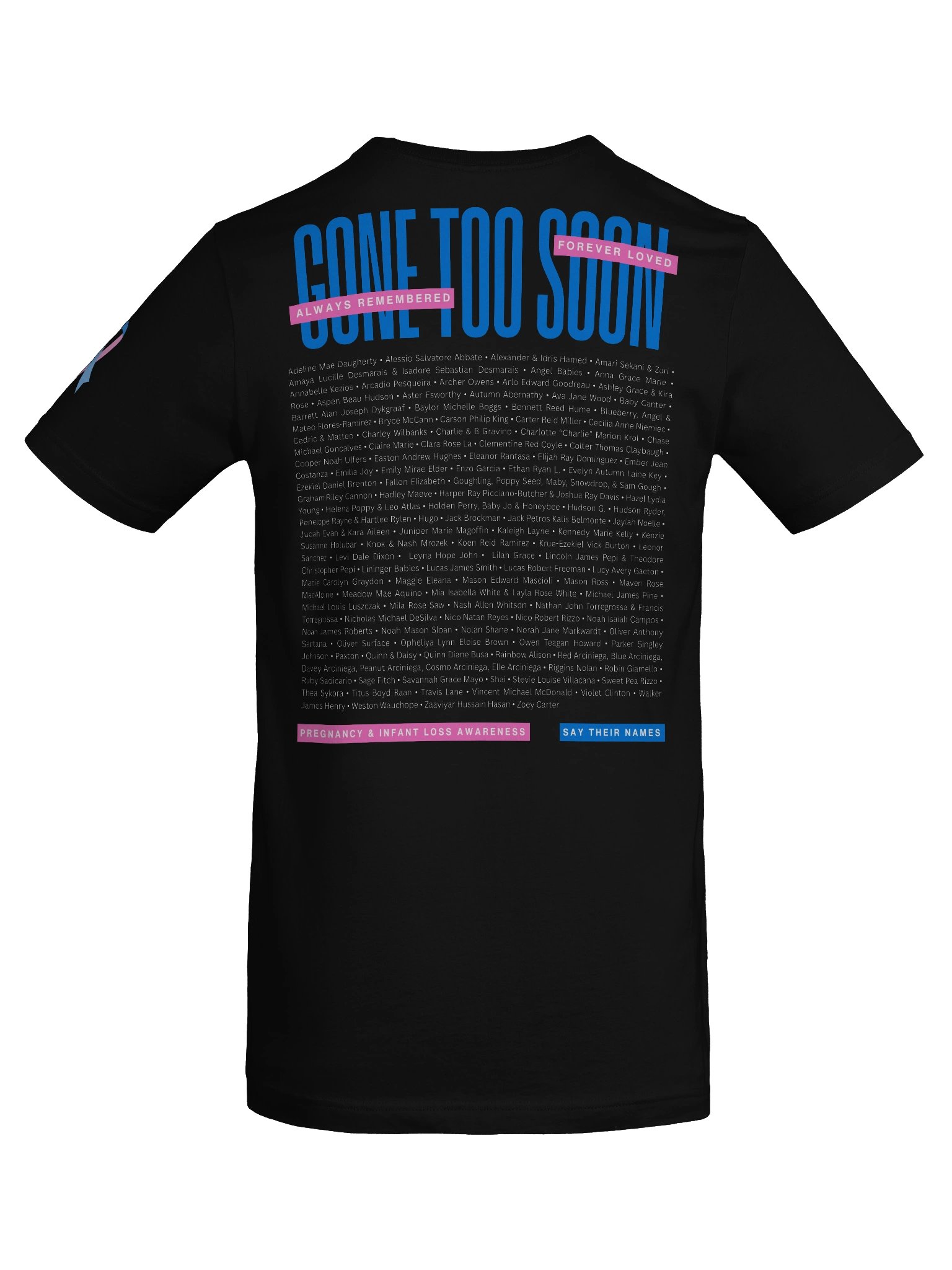 'Gone Too Soon' 2026 Memorial Shirt (soft, dark) product image (8)