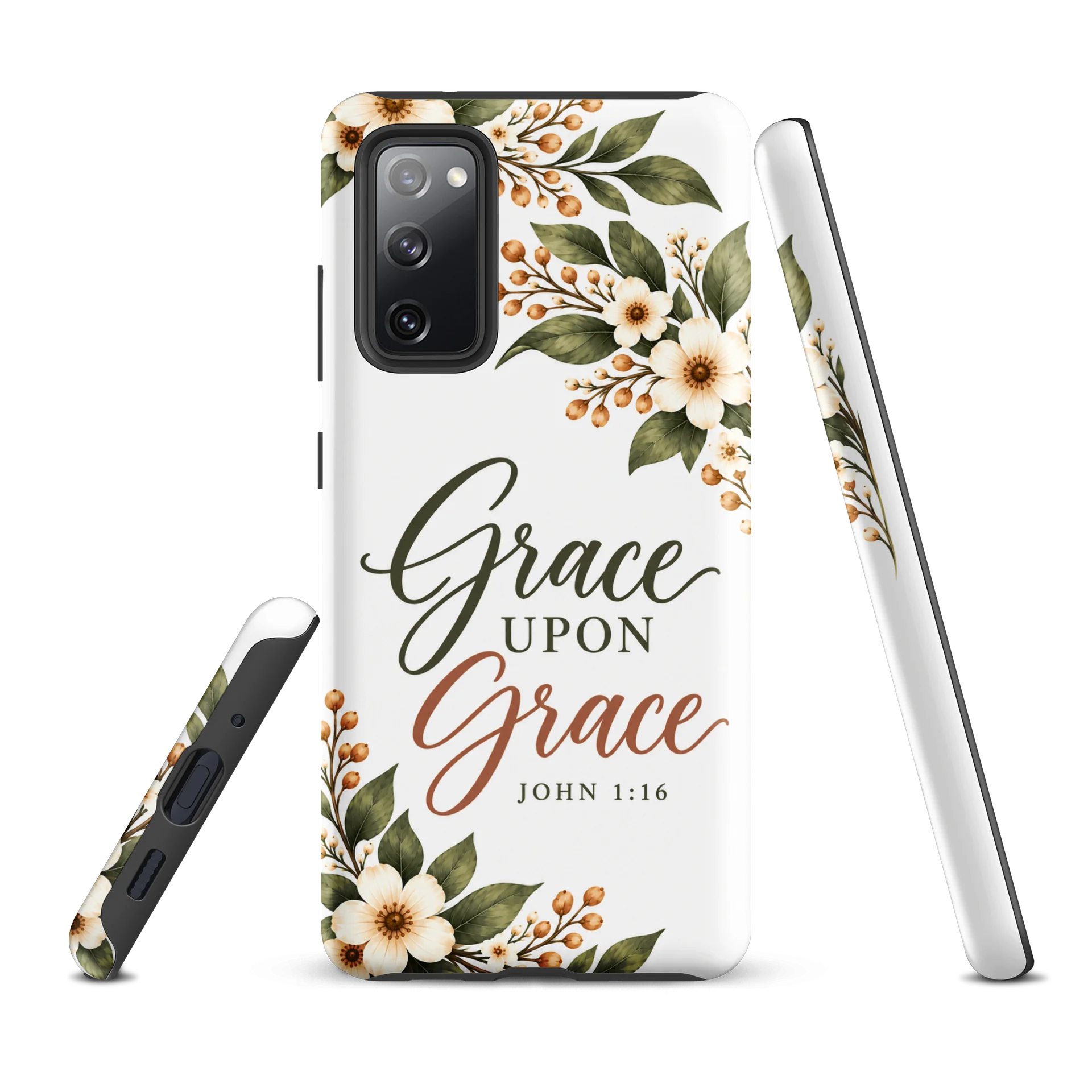 Grace Upon Grace – John 1:16 Samsung Matte Tough Case product image (1)