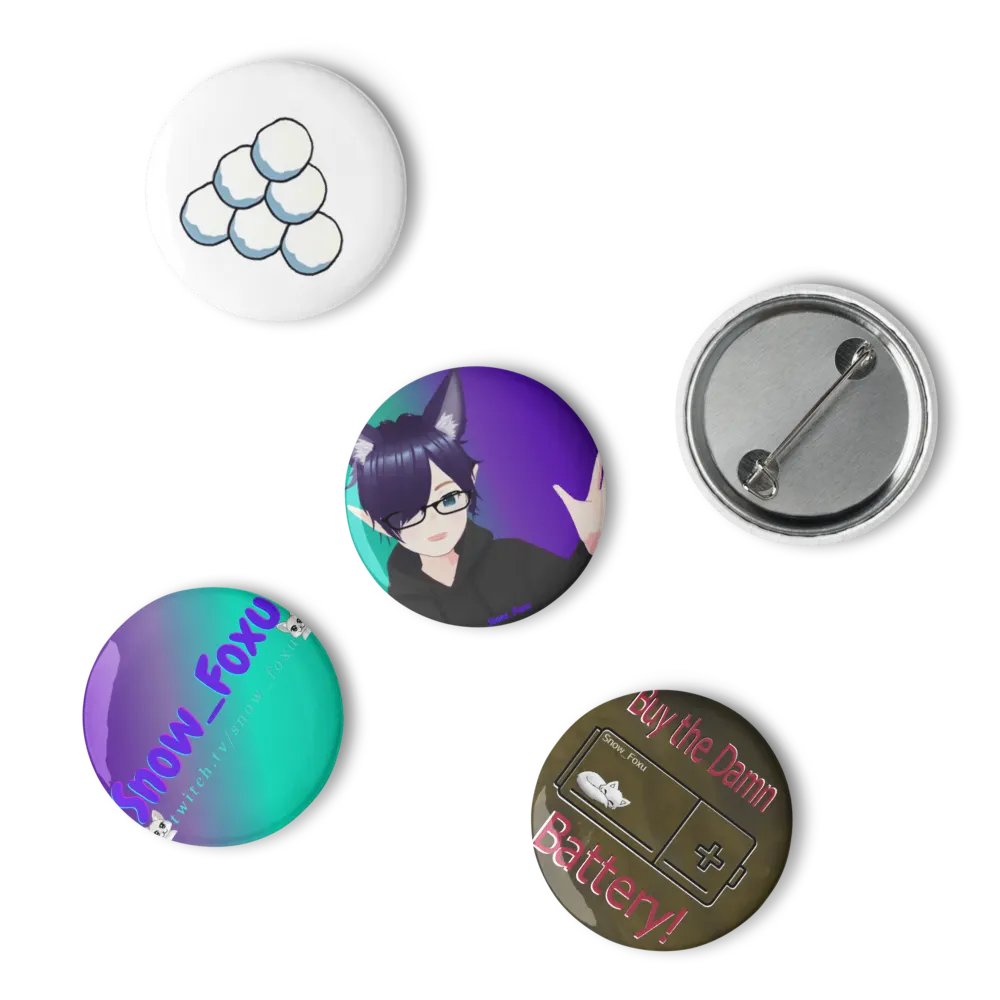 Snow_Foxu Pin Button Set product image (4)