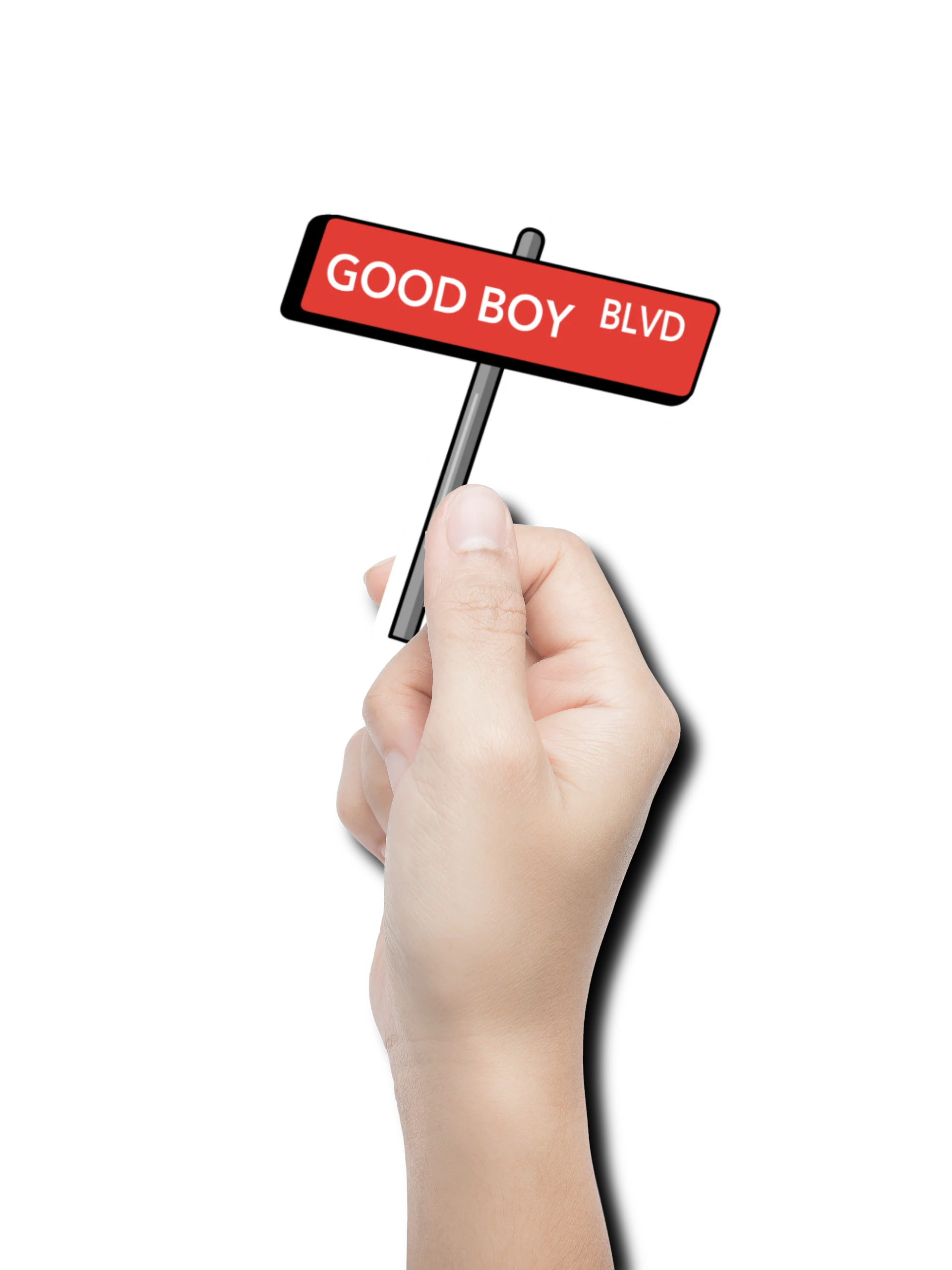 Good Boy Blvd. Street Sign Sticker product image (1)