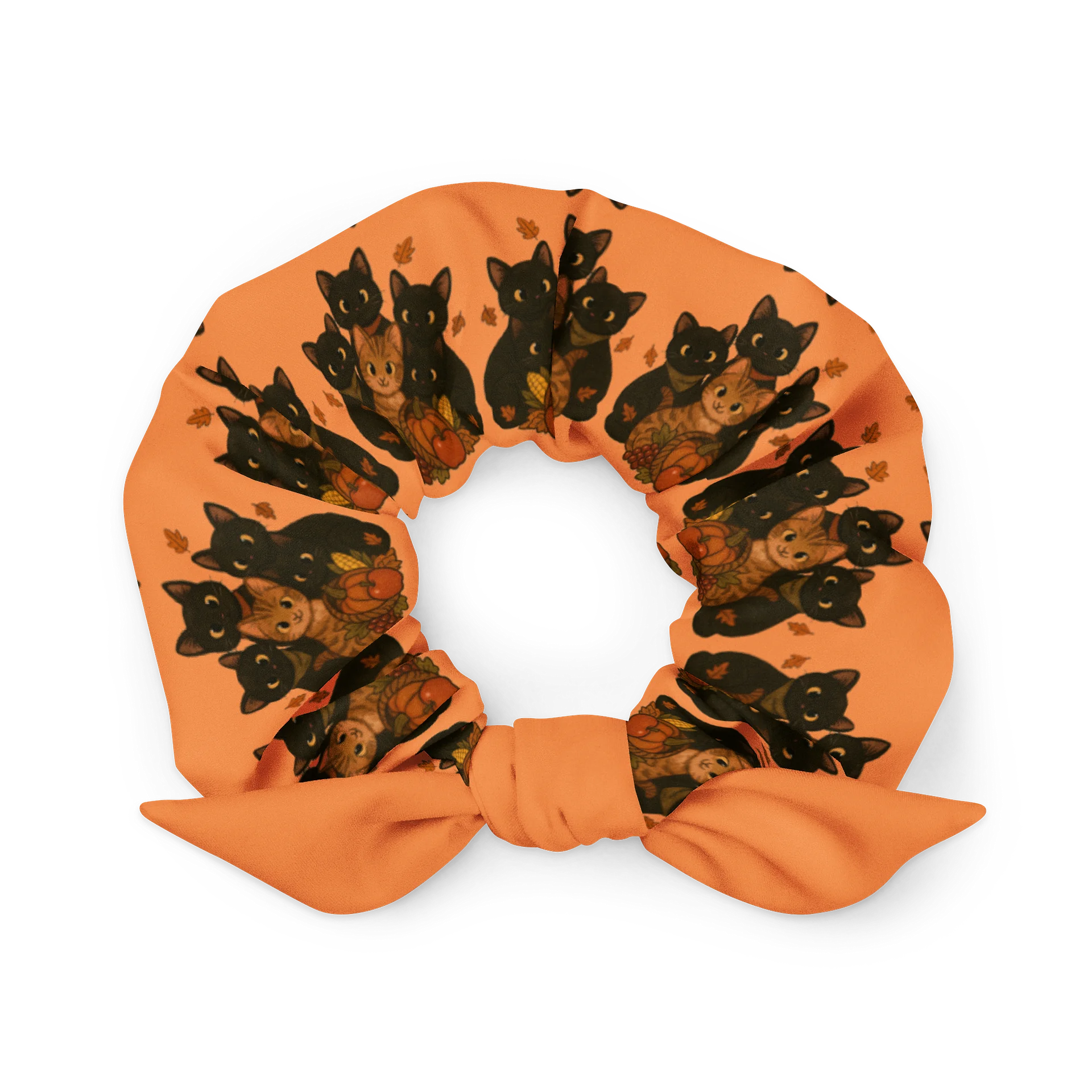 cat brigade fall All-Over Print Scrunchie product image (1)