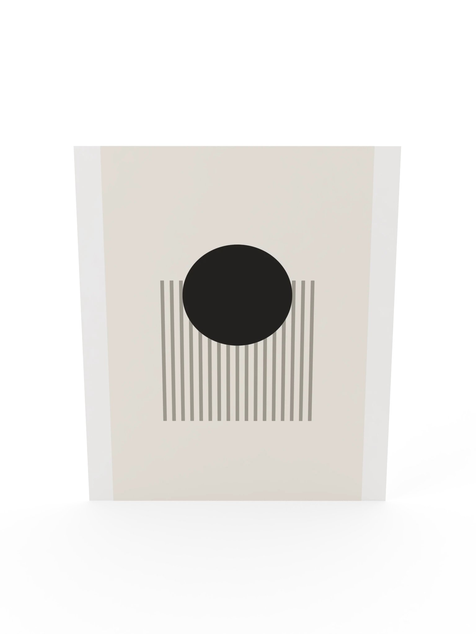 Black Sun Abstract Print | Modern Bathroom Wall Art product image (7)