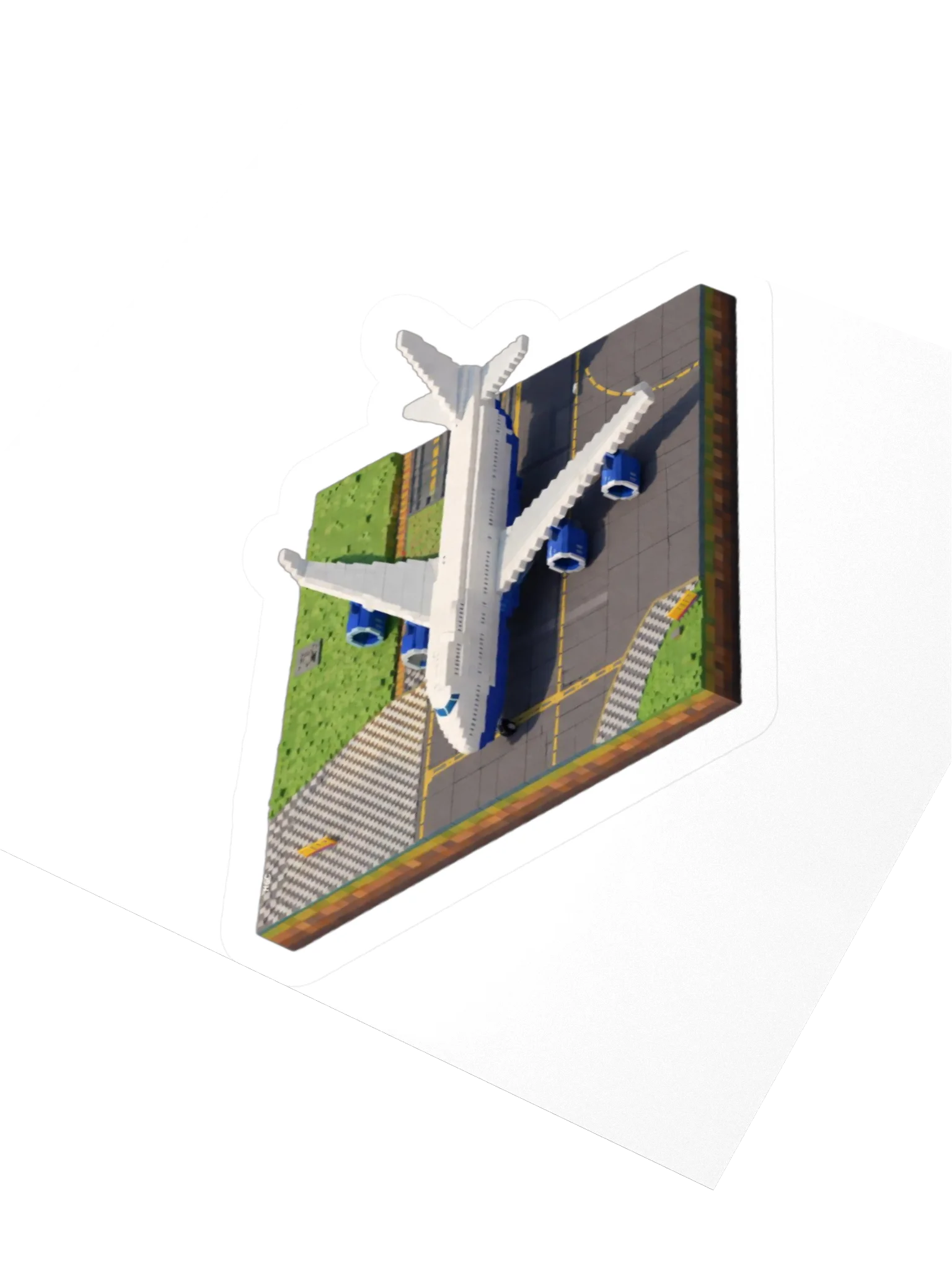White Boeing 747 Sticker product image (3)