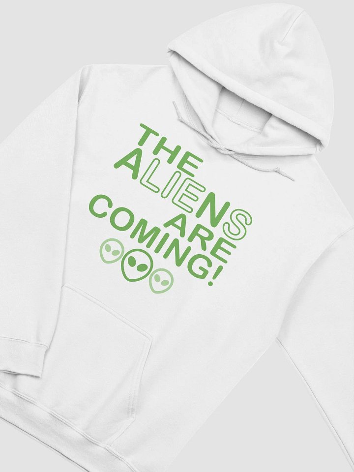 The Aliens Are Coming! - Green - Gildan Classic Hoodie product image (1)