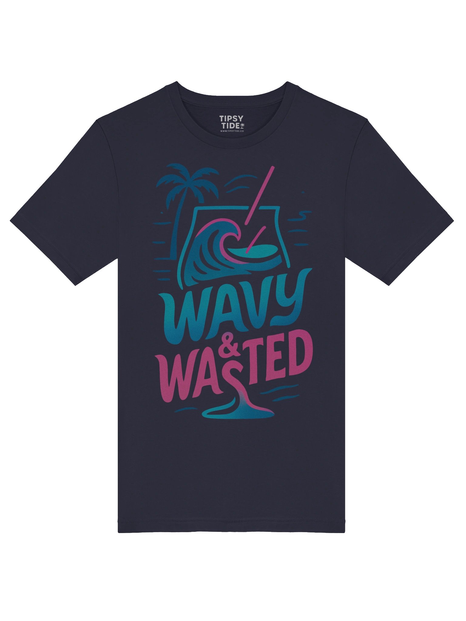 Wavy & Wasted Stylized T-Shirt product image (5)