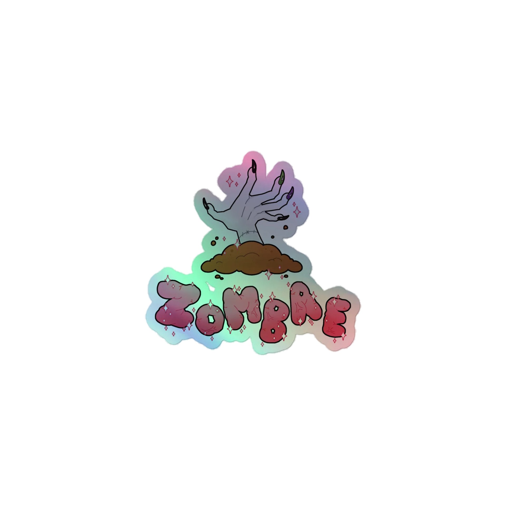 "ZOMBAE" Holo Sticker product image (1)