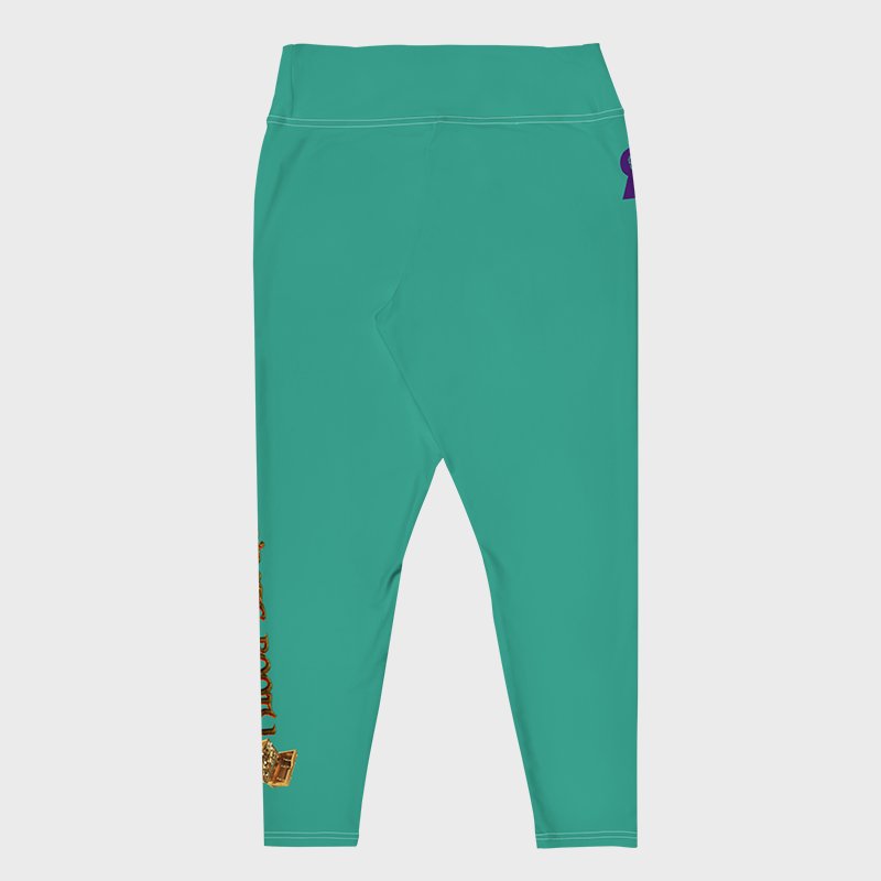Aqua All-Over Print Plus Size Leggings product image (2)