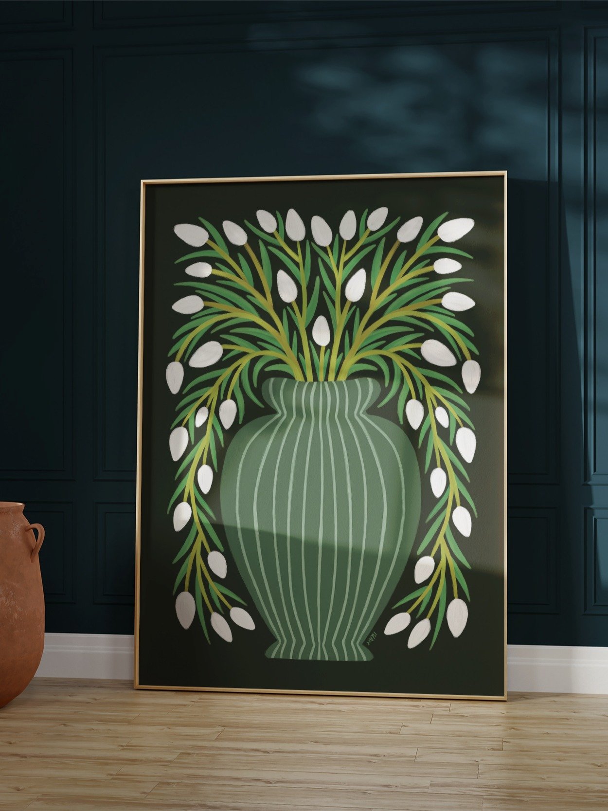 Botanical Print, Plant in Vase Art No.2 product image (3)