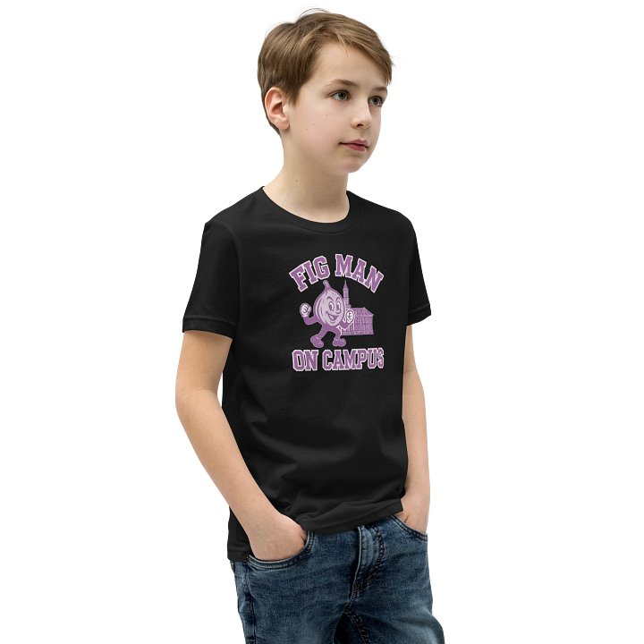 Fig Man On Campus - Unisex Youth T-Shirt product image (2)