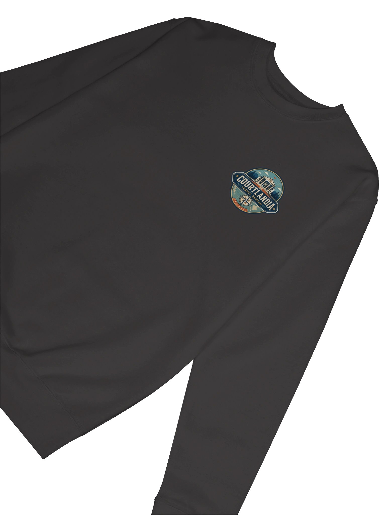 Courtlandia Travel Bureau Vintage Tourist Map Sweatshirt product image (31)