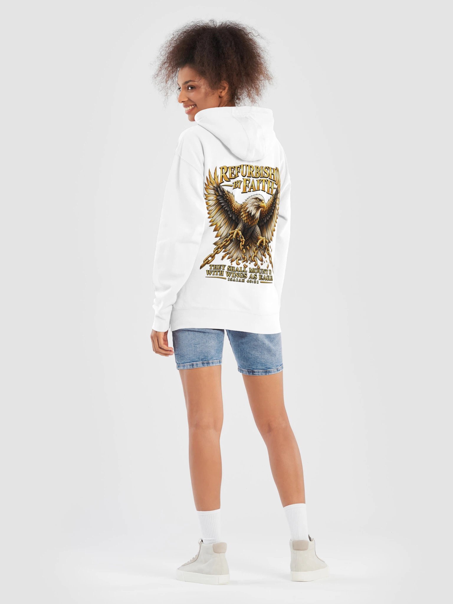 Eagle White Hoodie product image (8)