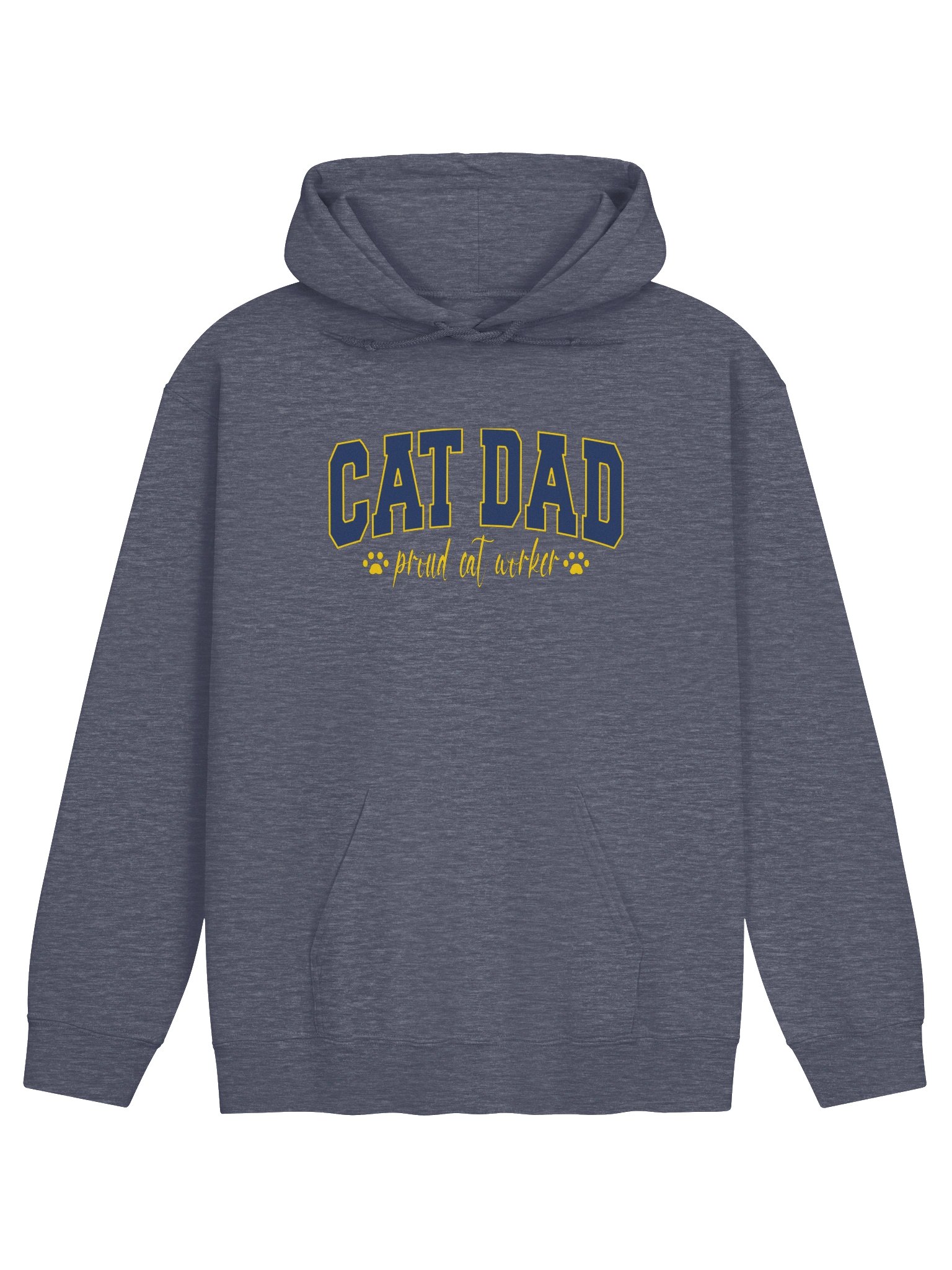 Cat Dad (proud cat worker) - Unisex Adult Hoodie product image (1)