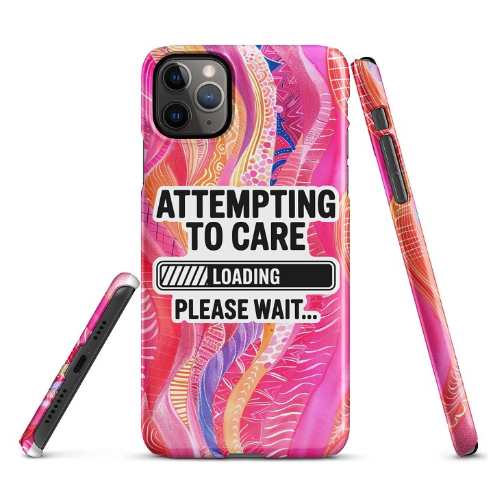 Whimsical Loading Bar iPhone® Snap Case product image (3)