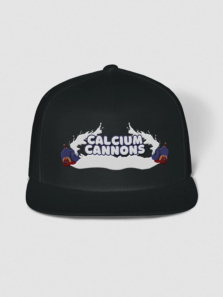 Calcium Cannons Flat Snapback Hat product image (4)