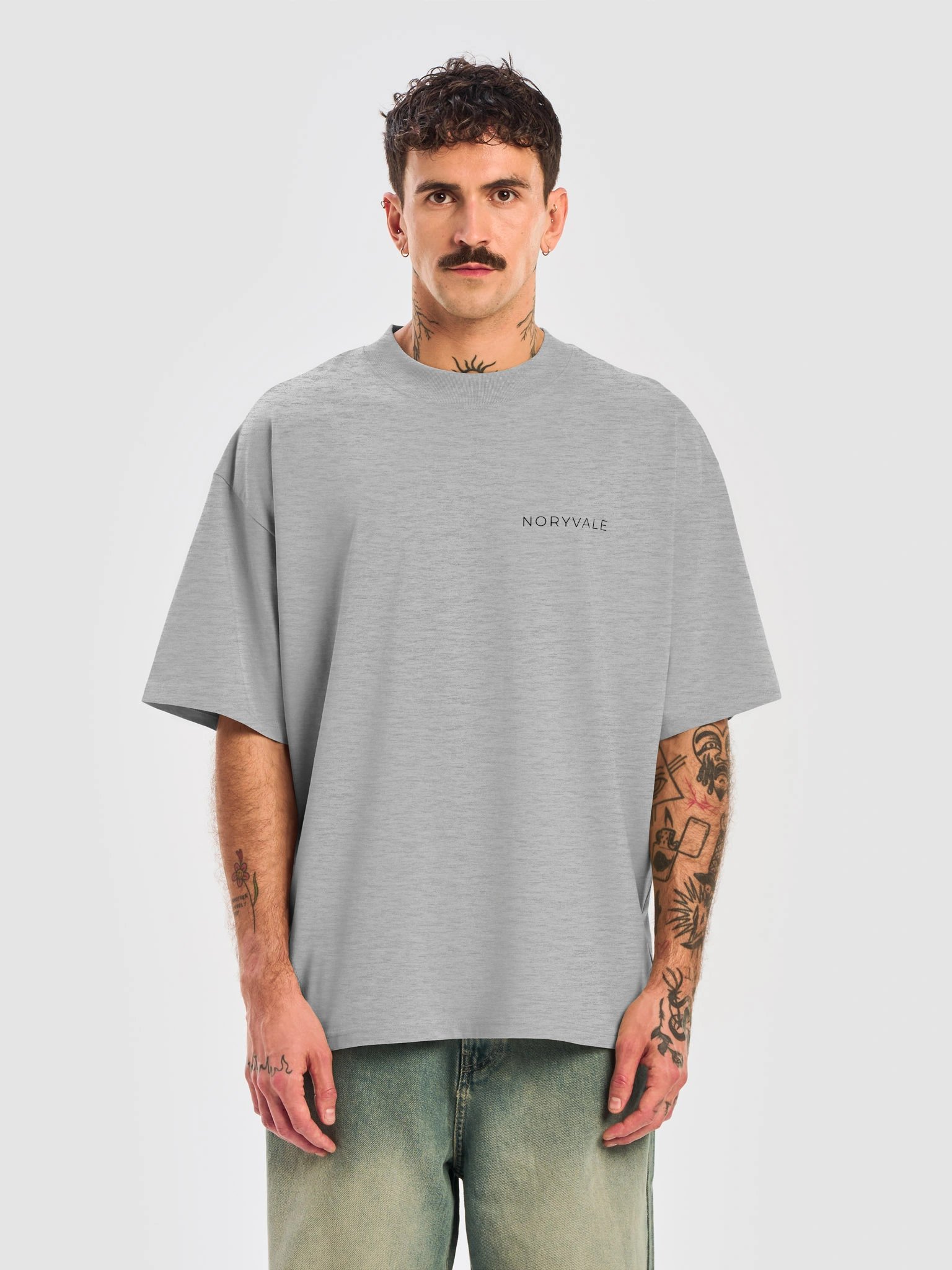 In The Making Oversized Tee — Light Grey product image (5)