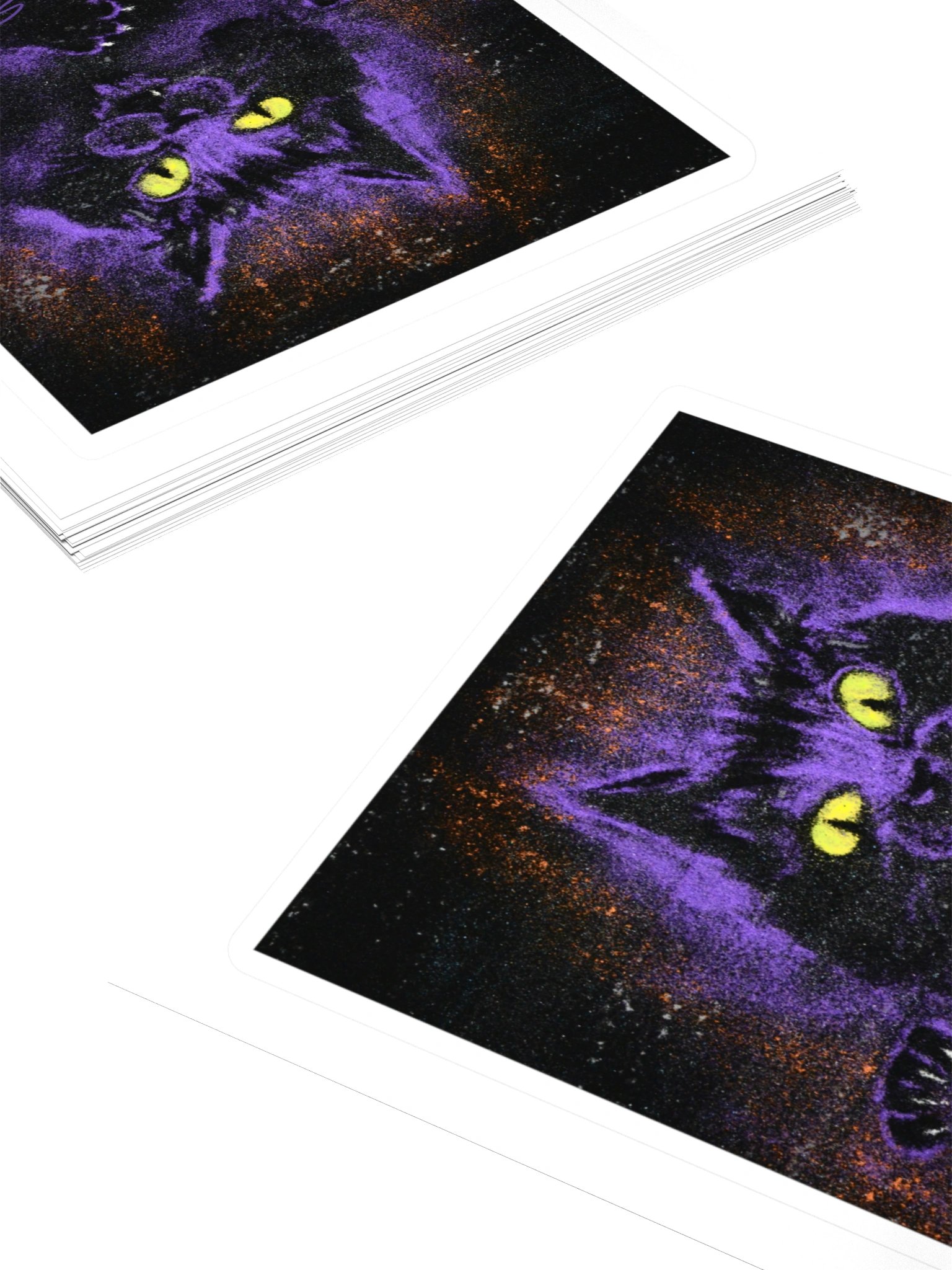 Purple Cat Sticker product image (4)