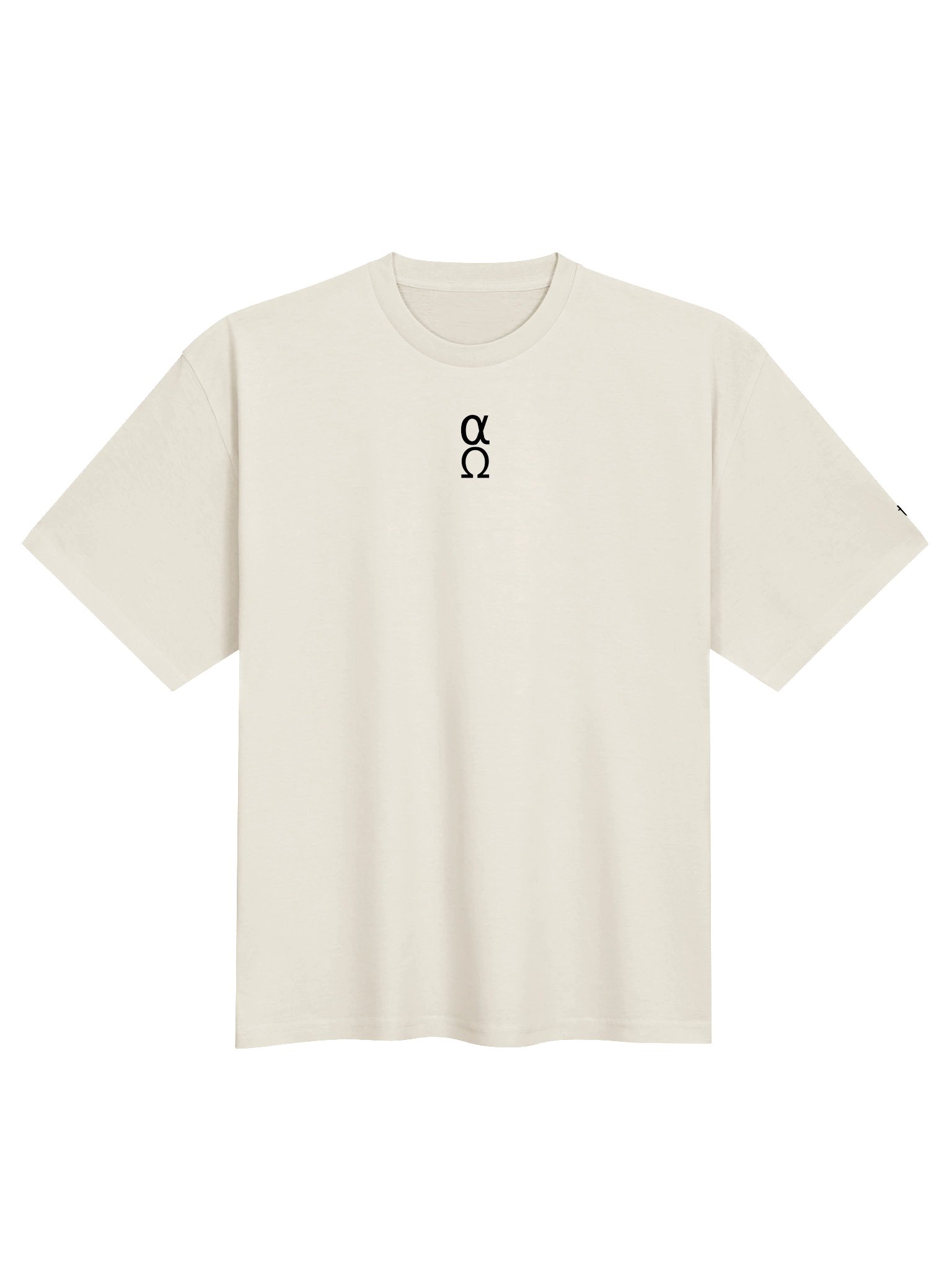 Oversized T-Shirt - Alpha & Omega - Black product image (3)